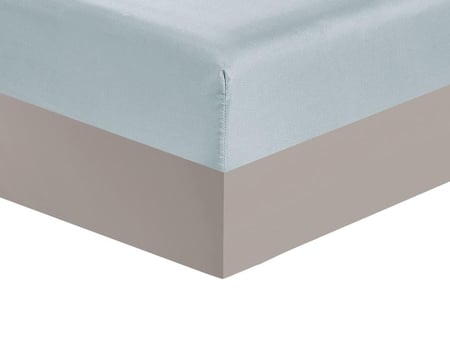 شرشف مطاط نفرين لون سماوي