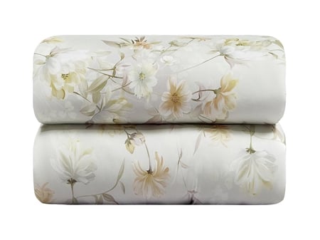 مفرش ISLA مشجر بتقنية التبريد المضاعف مفرد ونص - 140×200 سم - 4 قطع - T04