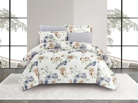 مفرش ISLA مشجر بتقنية التبريد المضاعف مزدوج - 200×200 سم - 6 قطع - K05