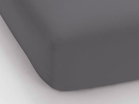 شرشف مطاط لمفرش LAYLA-04 بارد ناعم وسادة لون رمادي غامق