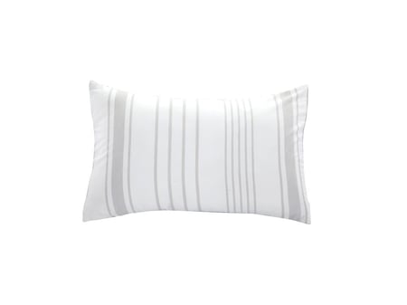 خدادية مستطيلة لمفرش LAYLA-03 مخطط أنيق نفرين رمادي فاتح