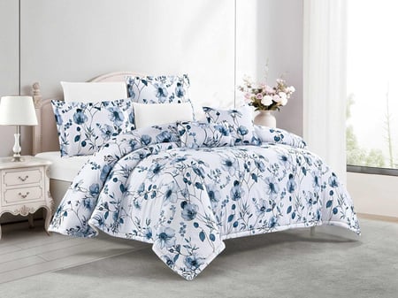 مفرش SENDA صيفي مشجر مزدوج - 200×200 سم - 10 قطع - K48