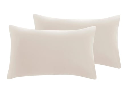 أكياس مخدات نوم لمفرش LAYLA-01 صيفي مخطط بيج مقاس نفرين