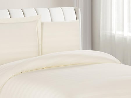 مفرش HOTEL فندقي قطن مفرد ونص - 5 قطع - سكري