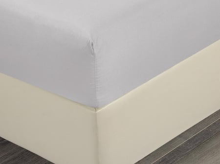 مفرش ANALIA فاخر جاكار مزدوج - 200×200 سم - 10 قطع - رمادي