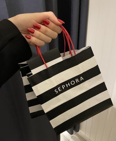 كيس سيفورا صغير مقاس ٢٠ مطبوع