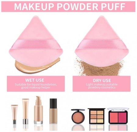 سفنجه وردي واسود 2 قطع او  اسود كامل