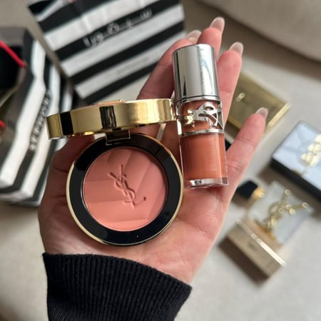 مكس بلشر 06 + قلوس ايف سان لوران ysl تنت شفايف 231- 05