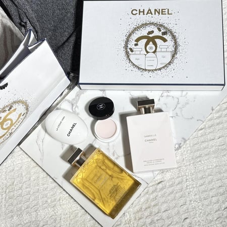 طقم شانيل غابريل + عطر مجموعه حصرية