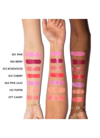 ديور احمر خدود روزي جلو باك ستيج - 001 PINK