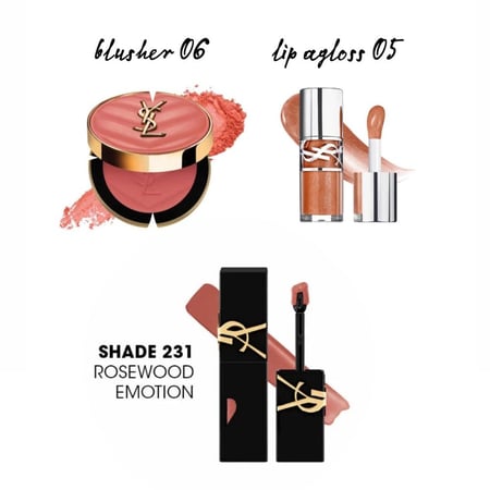 مكس بلشر 06 + قلوس ايف سان لوران ysl تنت شفايف 231- 05