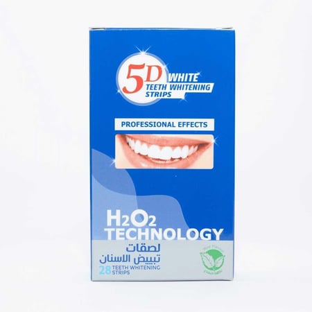 شرائط تبييض الاسنان فايف دي وايت 28 شريط