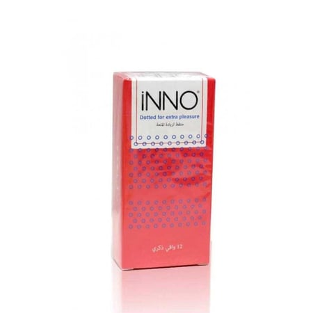 اينو واقي ذكري منقط  12 واقي ذكري