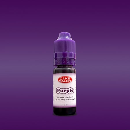 لون بنفسجي زيتي للشوكولاتة