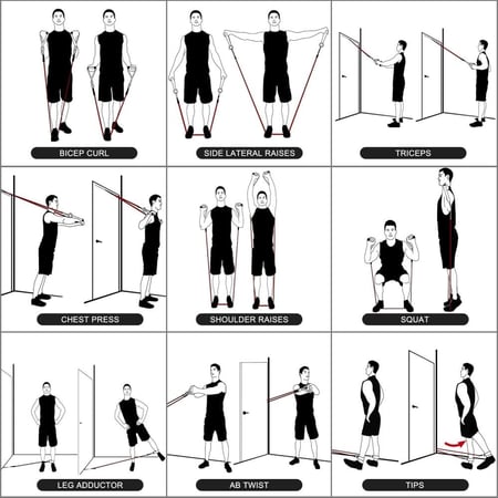 حبال مقاومة Resistant Bands