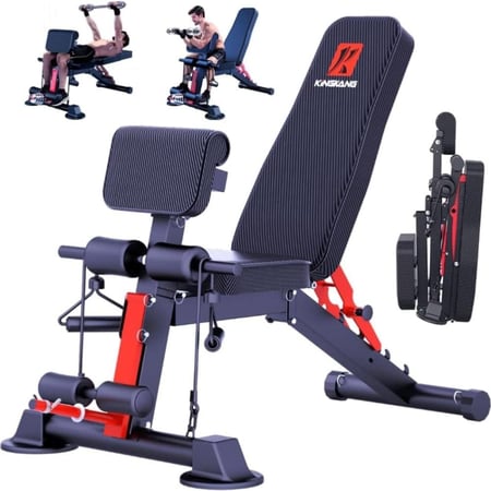 مقعد تمارين متعدد الاستخدامات قابل للطي