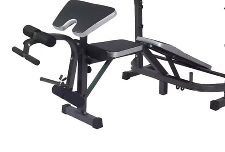 مقعد بنش تمارين بحامل اثقال ومسند