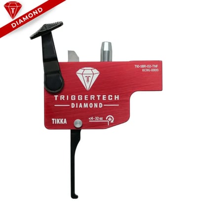 زناد رياضي للبنادق ال تيكا (TIKKA)  Tikka Right Single Stage Diamond Black Flat Top Safe Clean TI0-SBR-02-TNF زناد