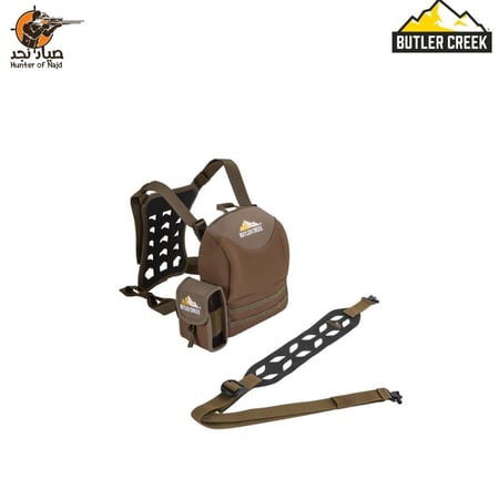 BCBF22HP1 Hunter Pack 1 Brown/Tan Harness, Sling, Range finder case, Box حقيبه للدربيل مع حزام بندقية