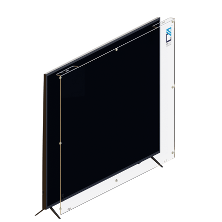 واقي شاشة تلفزيون مسطح مقاس 86 بوصة