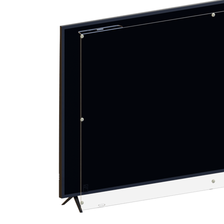 واقي شاشة تلفزيون مسطح مقاس 83 بوصة