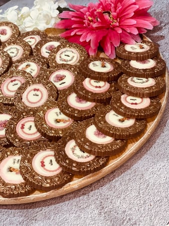 شوكولاته بالطباعة حسب الطلب