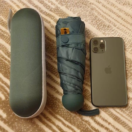 مظلة صغيرة للشمس والمطر فتح يدوي