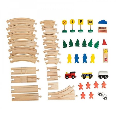 سكة القطار الخشبية