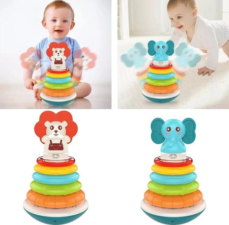 لعبة  بيبي اصوات وحلقات تكديس