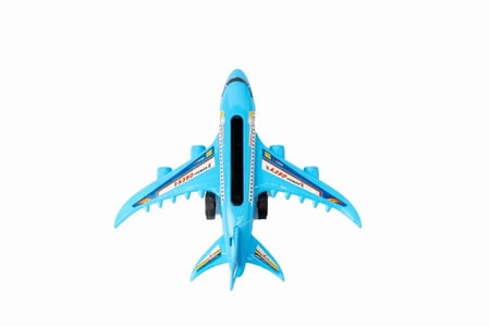 لعبة طائرة A380 للأطفال بجهاز تحكم على شكل عجلة قيادة