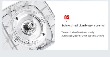 بكج سيلفر كريست للعصائر والقهوة والتوابل خلاط 5500 واط مع مطحنة SIL-241