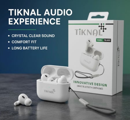 سماعات تكنل بودز بتصميم أنيق وجودة صوت عالية