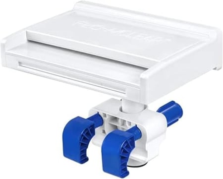 شلال مسبح بإضاءة LED أبيض وأزرق