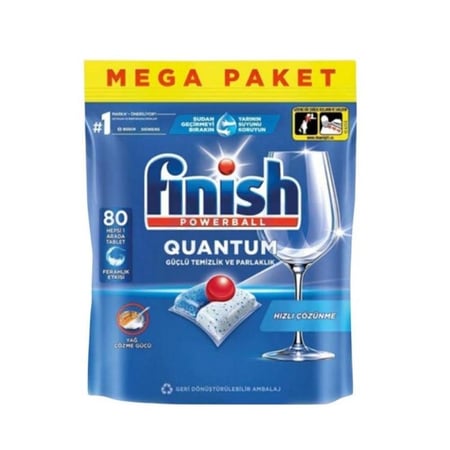 عبوة أقراص فينش باوربول كوانتوم 80 لغسالة الصحون