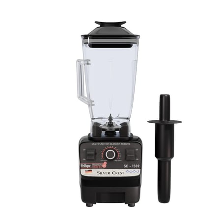 خلاط سيلفر كريست 5500 واط الاحترافي بوعائين لطحن وسحق الثلج - Silver Crest الأصلي