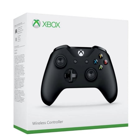 وحدة تحكم Xbox One الأصلية اللاسلكية - أسود مع مقبس صوت 3.5 مم