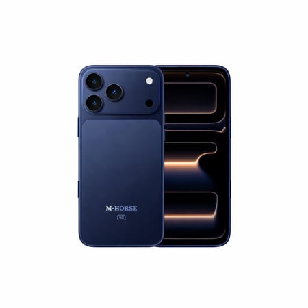 هاتف M-HORSE 17 Pro Max Plus: شاشة 6.6 بوصة، ذاكرة 128GB، رام 12GB، بطارية 5000mAh، Android 14، 4G VoLTE، WiFi 5GHz، USB Type C، هدية سماعات TWS