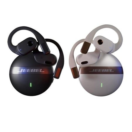 سماعات جيبيل B357 بخاصية الأذن المفتوحة باللونين الأسود والأبيض