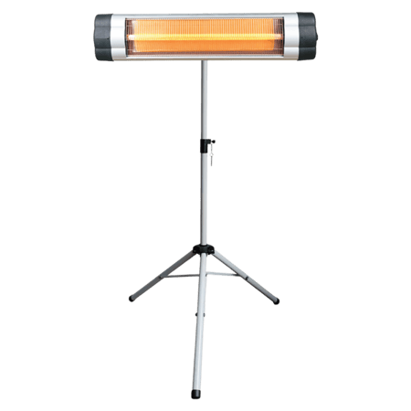 مدفأه كهربائية عمودية بقوة 2000 واط – تدفئة فورية بتقنية الكوارتز القوية وتصميم ثلاثي القاعدة للاستقرار – تغطي مساحة تصل إلى 35 متر مربع , ونظام إيقاف تلقائي عند السقوط أو الميلان