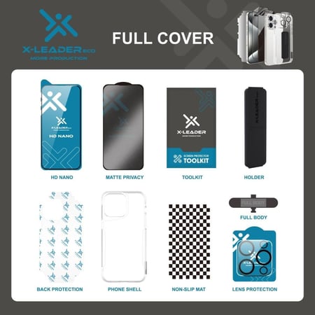 بكج X-LEADER ECO 6في1: حماية متكاملة وشاملة للأجهزة الذكية الحديثة