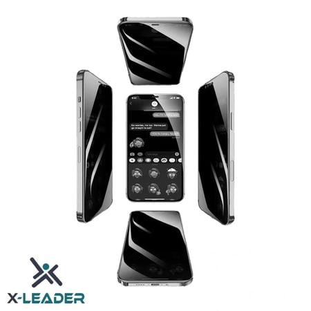 هاتف محاط بواقيات شاشة زجاجية مقاومة للتجسس