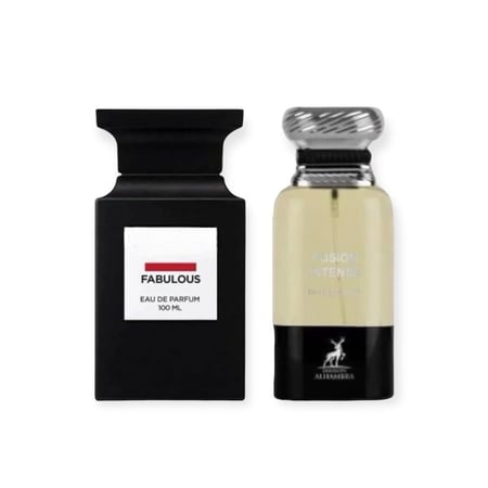 عطر فيوجن انتنس الهامبرا بديل توم فورد فاكنق فابيلوس الاسود