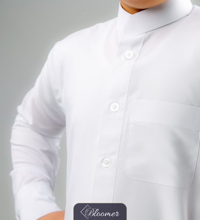 سعر ثوب صيفي ملون ابيض ولادي - بلومير