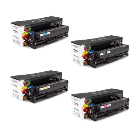 طقم حبر طابعة 205A ملون CF530A CF531A CF532A CF533A متوافق مع طابعات h