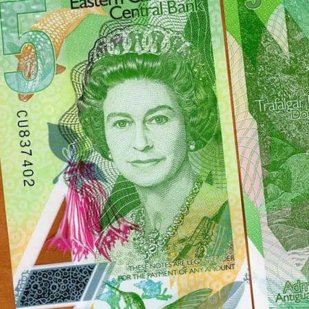 5 دولار شرق الكاريبي أنسر (بوليمر)