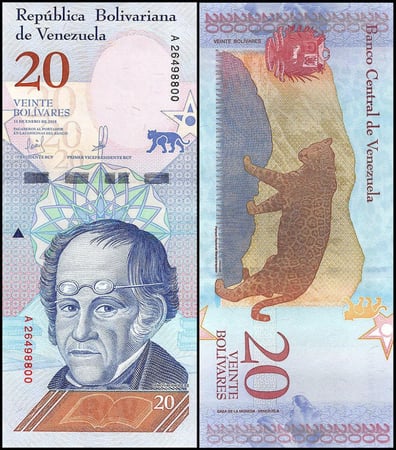 فنزويلا فئة 20 بوليفار أنسر