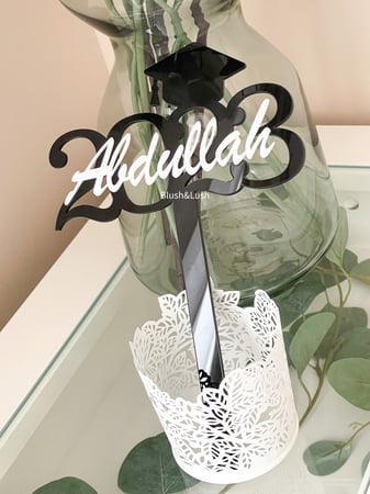 تغريسة تخرج 2023 مع الاسم