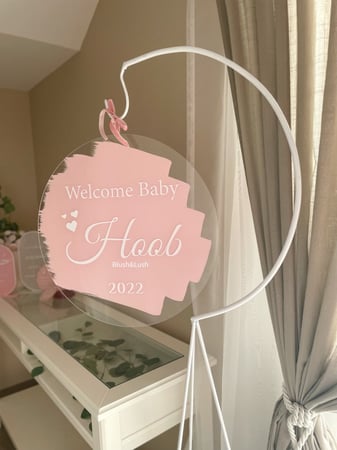 تعليقات اكريلك ملونة مقاس /40سم