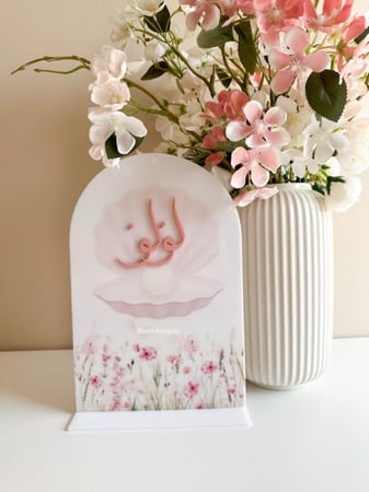 بكج استقبال لولو /  مع تصميم الصدفة و كتابة بارزة