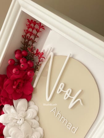 بوكس الورد/مع اكريلك 3D